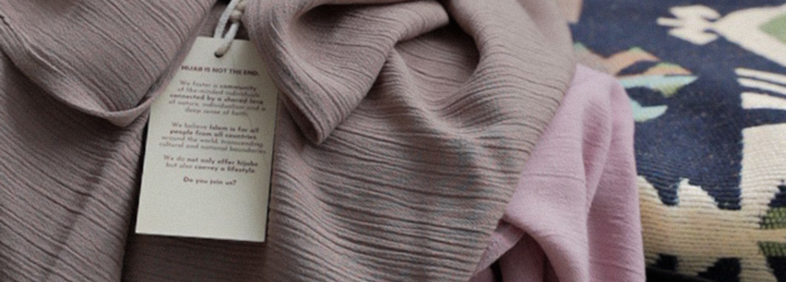 Hijabs en mélange de fibres naturelles