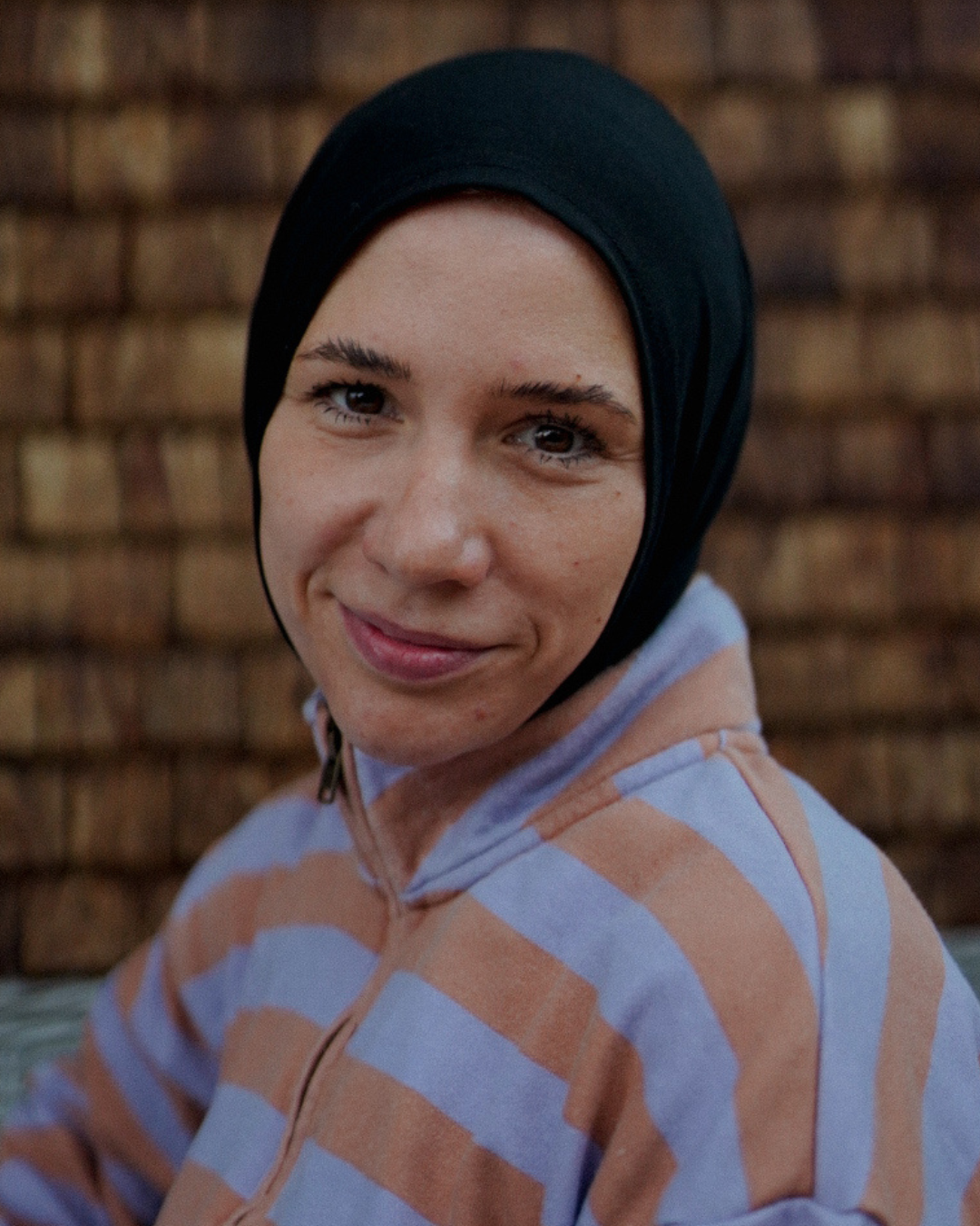 Balaclava - Hijab de sport et de loisir, en coton bio - Black