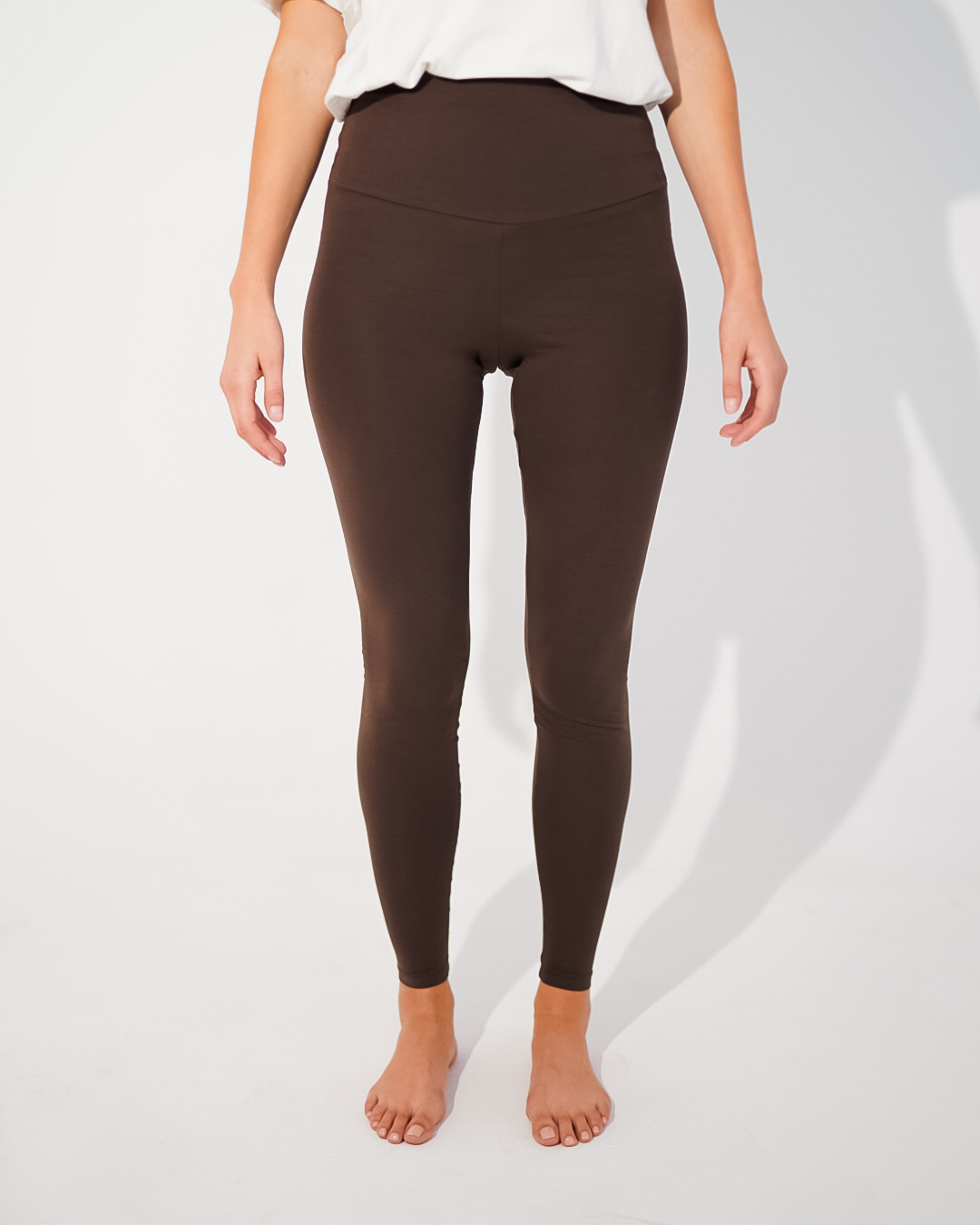 Leggings en coton bio "Yuna" (Chocolate)