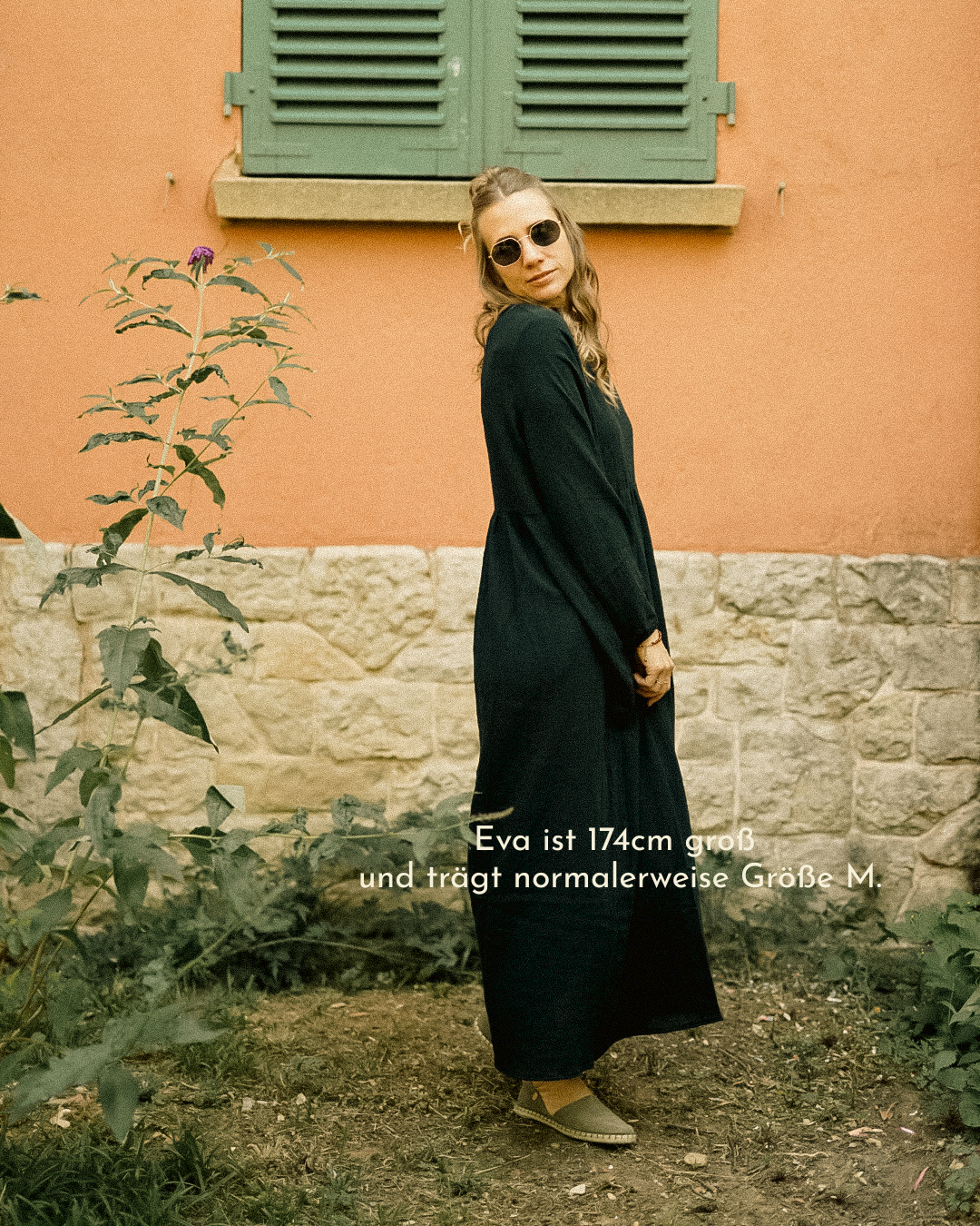 Cotton Abaya "Maya" en coton (Black)