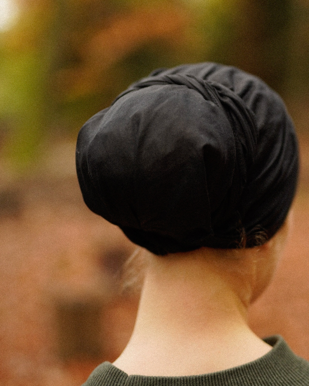 "Bonny" sous-drap / bonnet - 100% coton bio - black