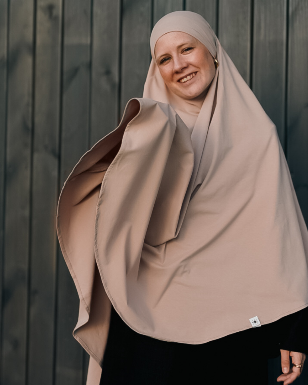 Jersey Khimar en coton bio Light Taupe