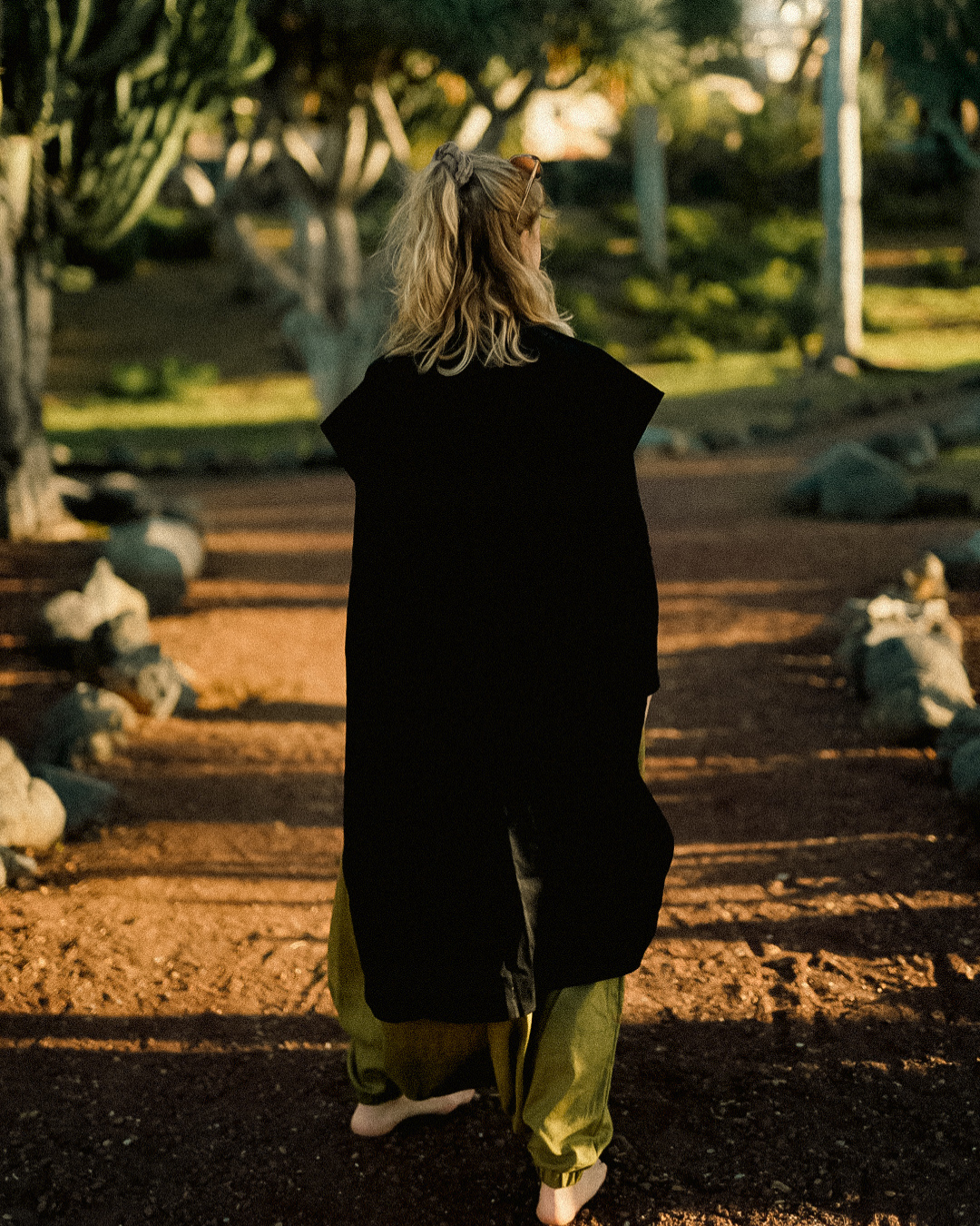 Gilet en lin et coton « Numa » (Volcanic Sand)