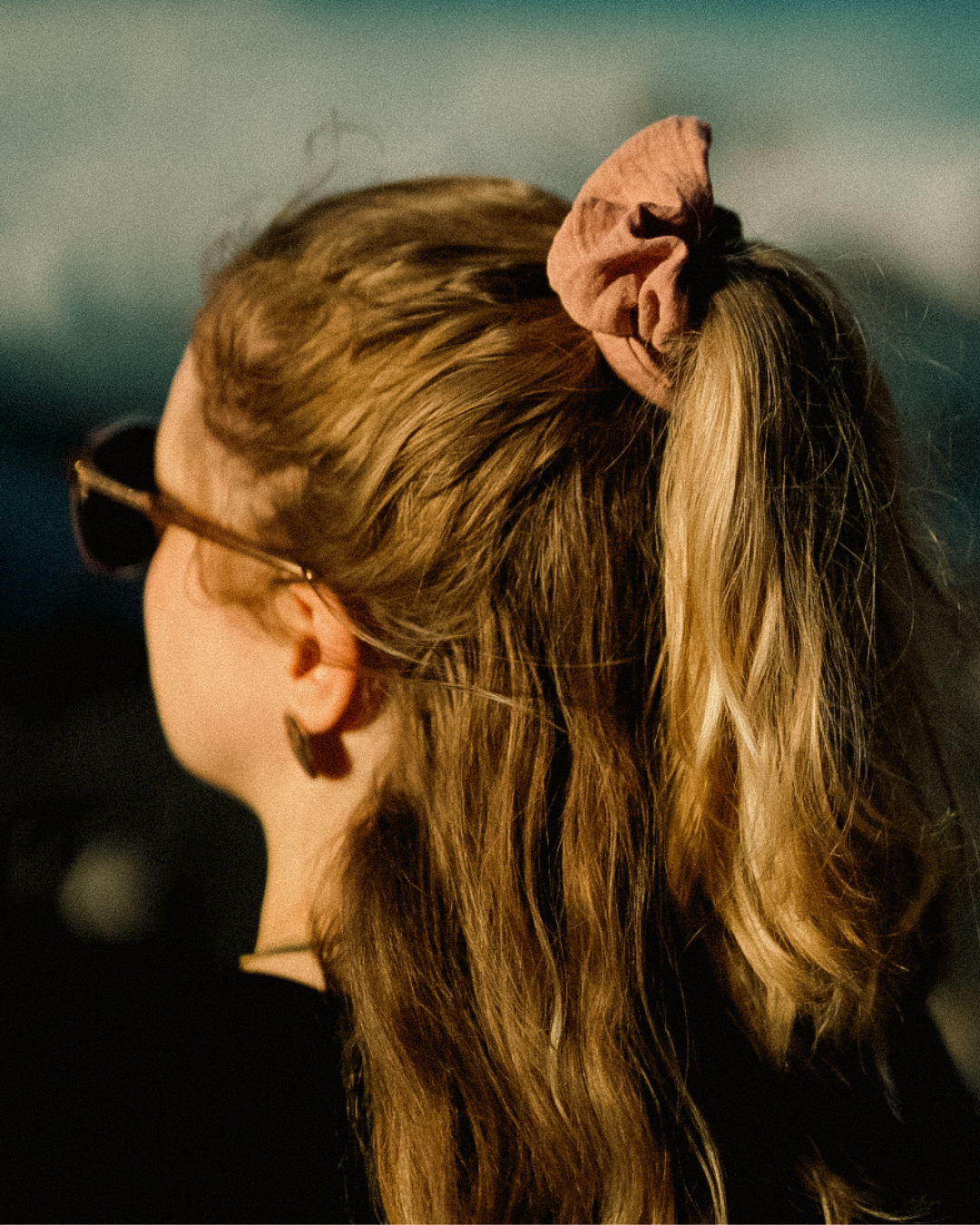 Chouchou Nature (mousseline Old Blush)