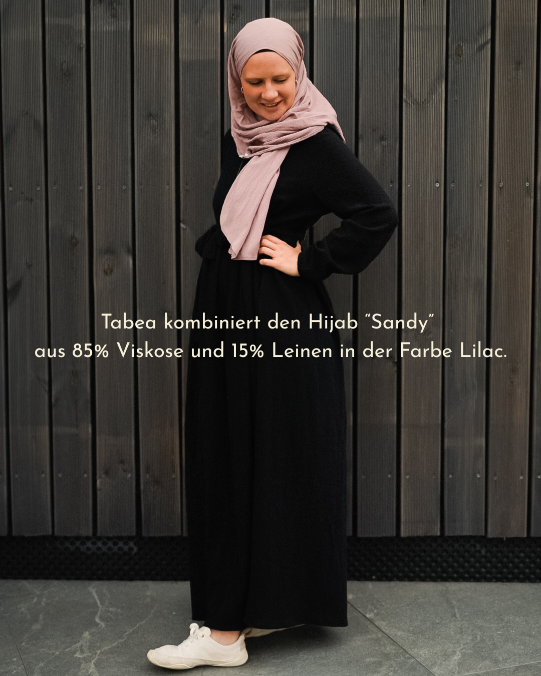Cotton Abaya "Maya" en coton (Black)