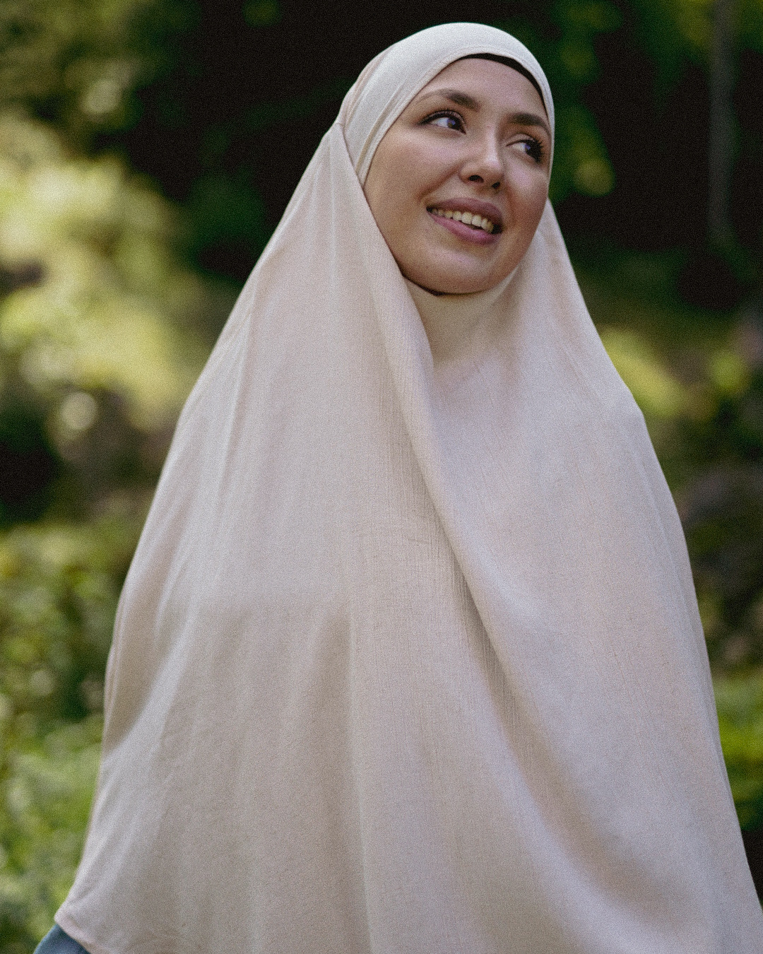 Khimar Sandy en viscose et lin (Linen Beige)