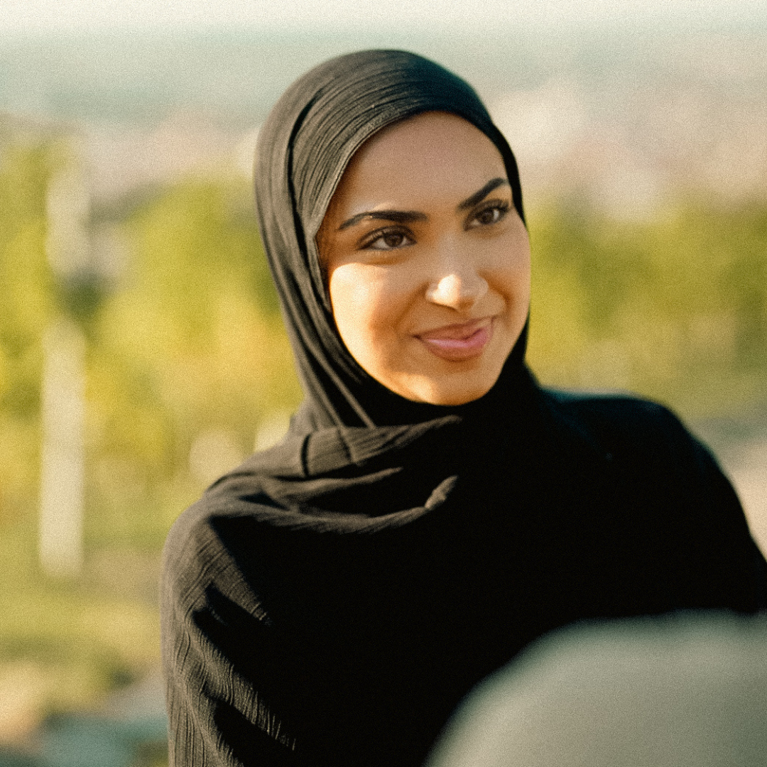 Crinkle Chiffon Hijab "Sandy" de viscose et de lin (Black)