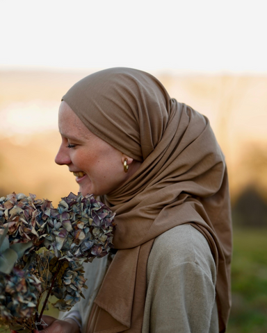 Hijab en jersey léger 