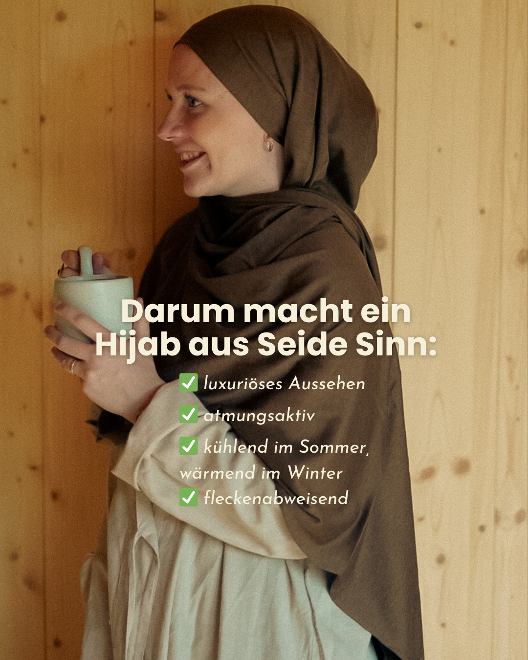 "Mariposa" XXL en soie et coton bio (Chestnut)