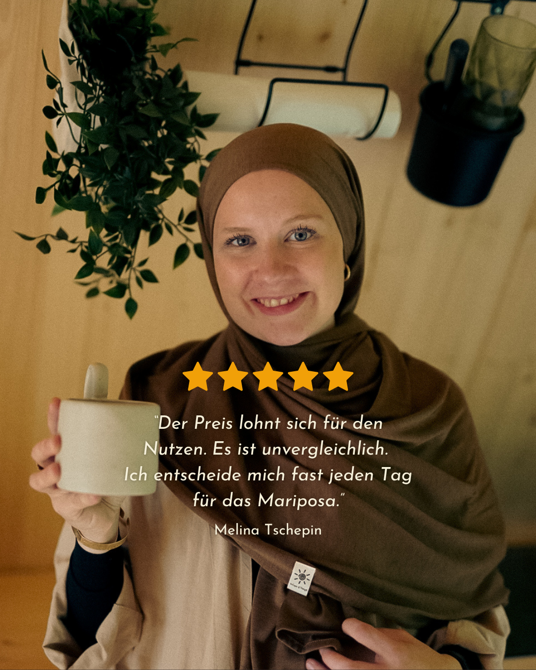 "Mariposa" XXL en soie et coton bio (Chestnut)