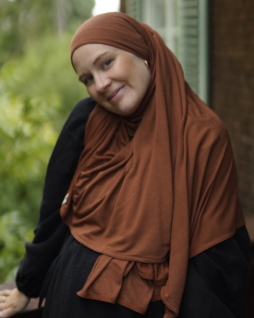 Hijab bio "Aurela" en micromodal et cachemire luxueux