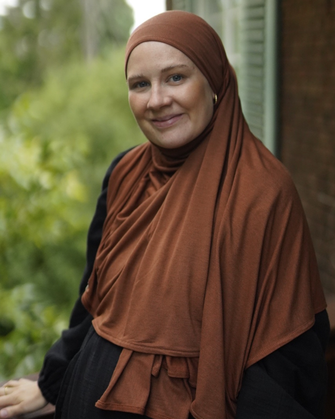 Hijab bio "Aurela" en micromodal et cachemire luxueux