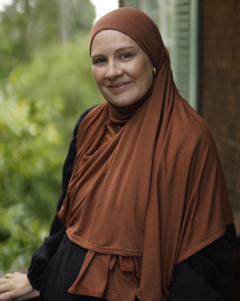 Hijab bio "Aurela" en micromodal et cachemire luxueux