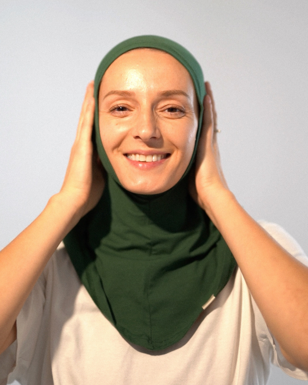 Balaclava - Hijab de sport et de loisirs, en coton biologique - Evergreen
