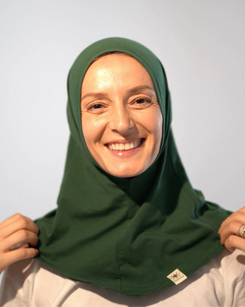 Balaclava - Hijab de sport et de loisirs, en coton biologique - Evergreen