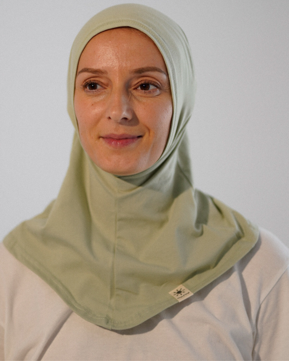 Balaclava - Hijab de sport et de loisirs, en coton biologique - Sage