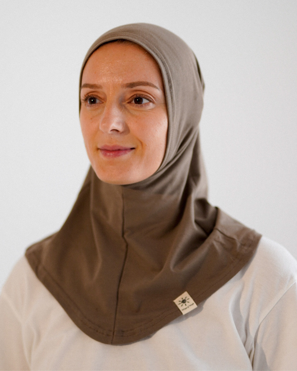 Balaclava - Hijab de sport et de loisirs, en coton biologique - Walnut