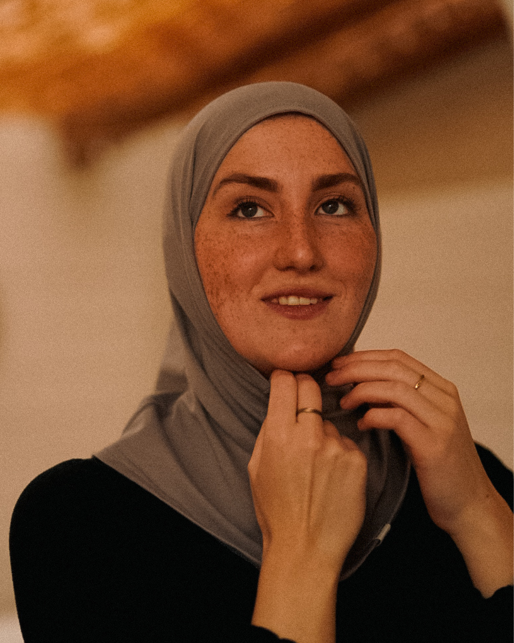 Balaclava - Hijab de sport et de loisir, en coton bio - Grey
