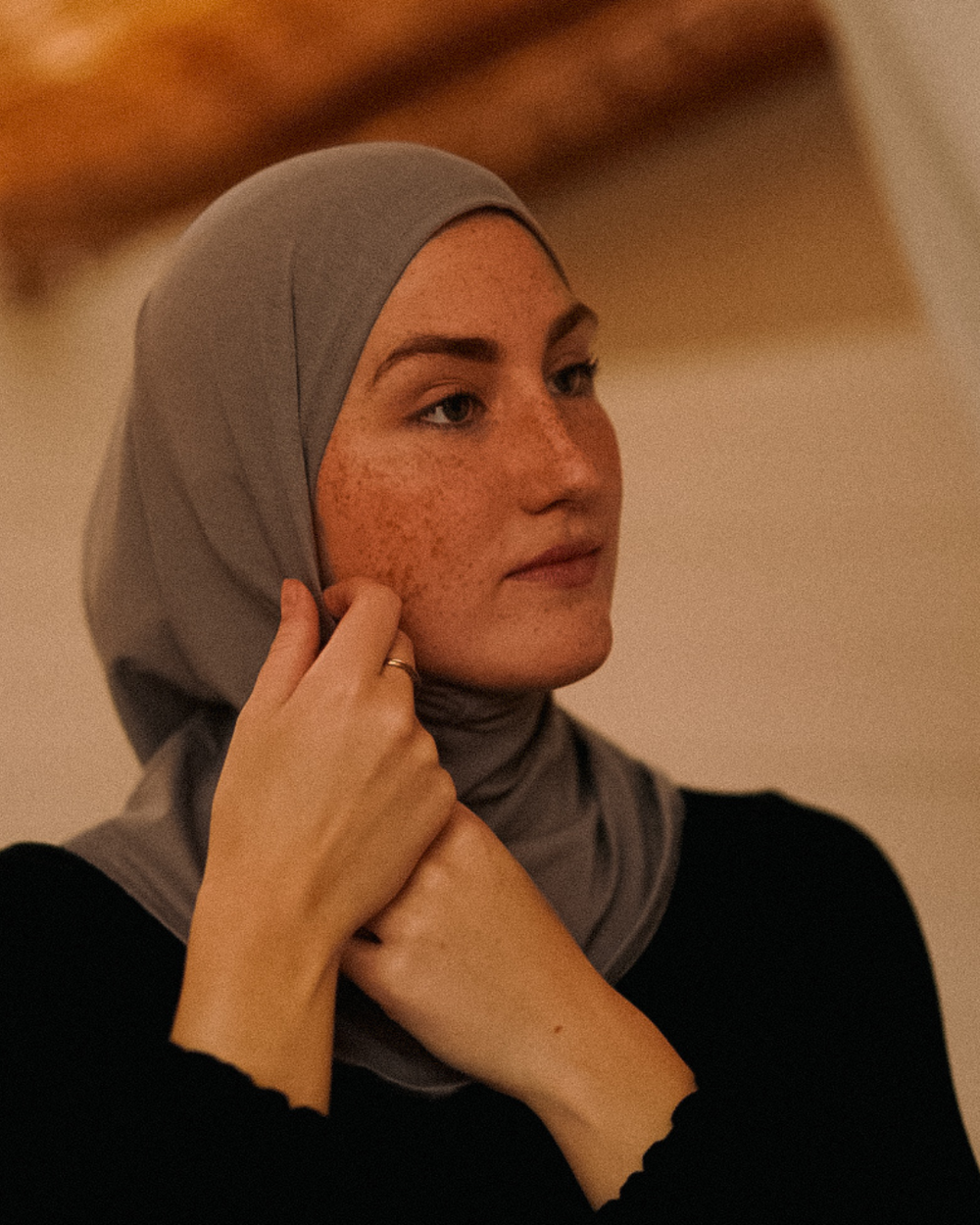 Balaclava - Hijab de sport et de loisir, en coton bio - Grey