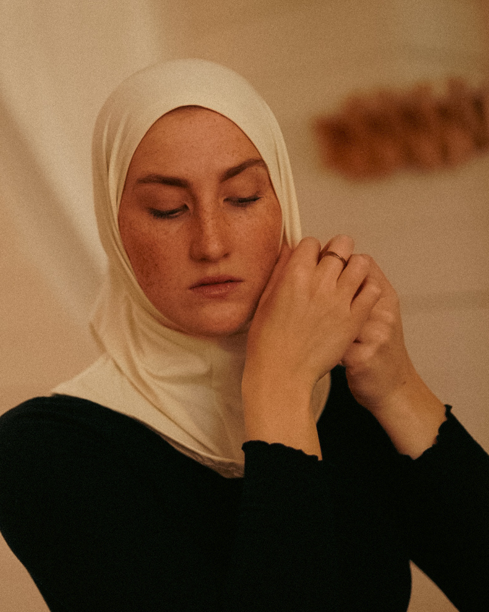 Balaclava - Hijab de sport et de loisir, en coton bio - Natural