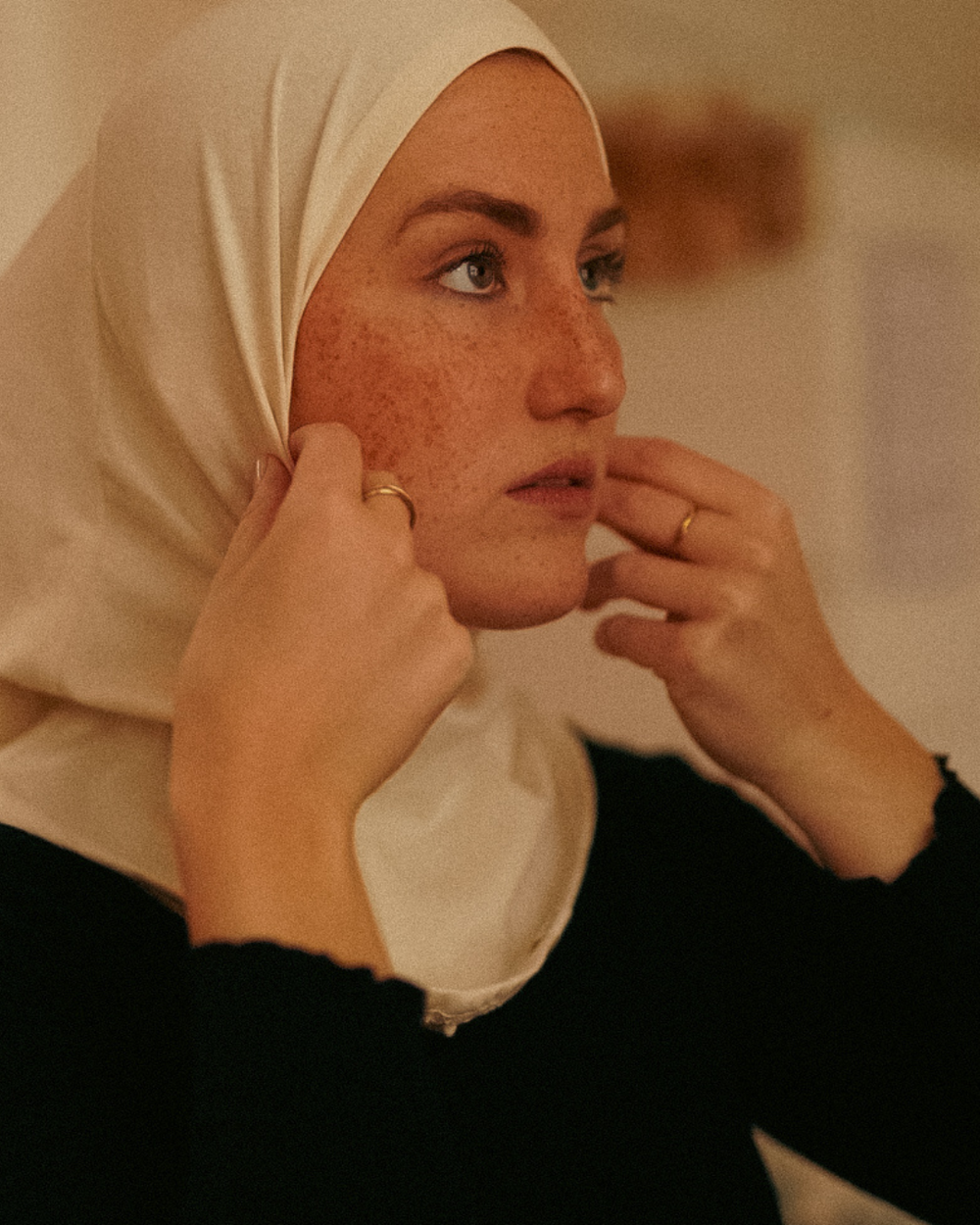 Balaclava - Hijab de sport et de loisir, en coton bio - Natural