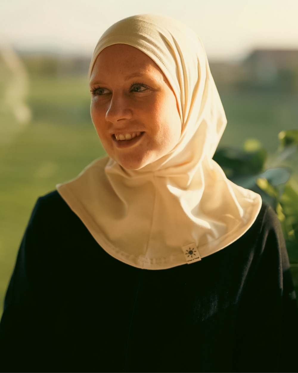 Balaclava - Hijab de sport et de loisir, en coton bio - Natural