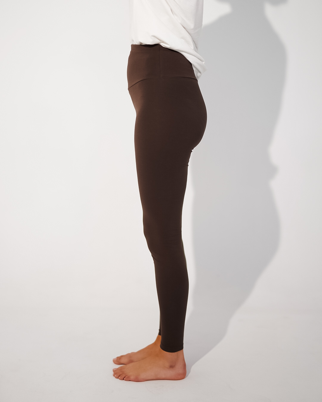 Leggings en coton bio "Yuna" (Chocolate)