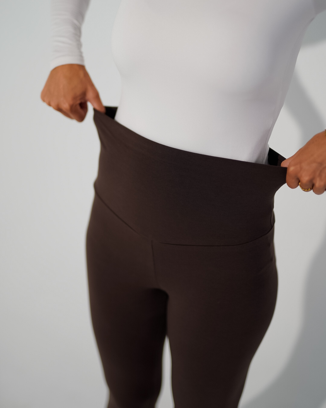 Leggings en coton bio "Yuna" (Chocolate)
