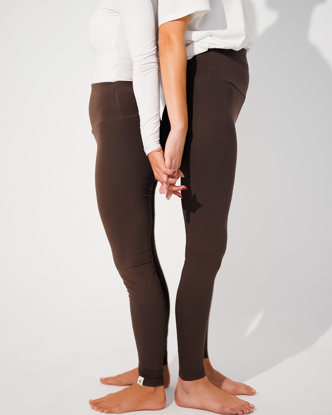 Leggings en coton bio "Yuna" (Chocolate)