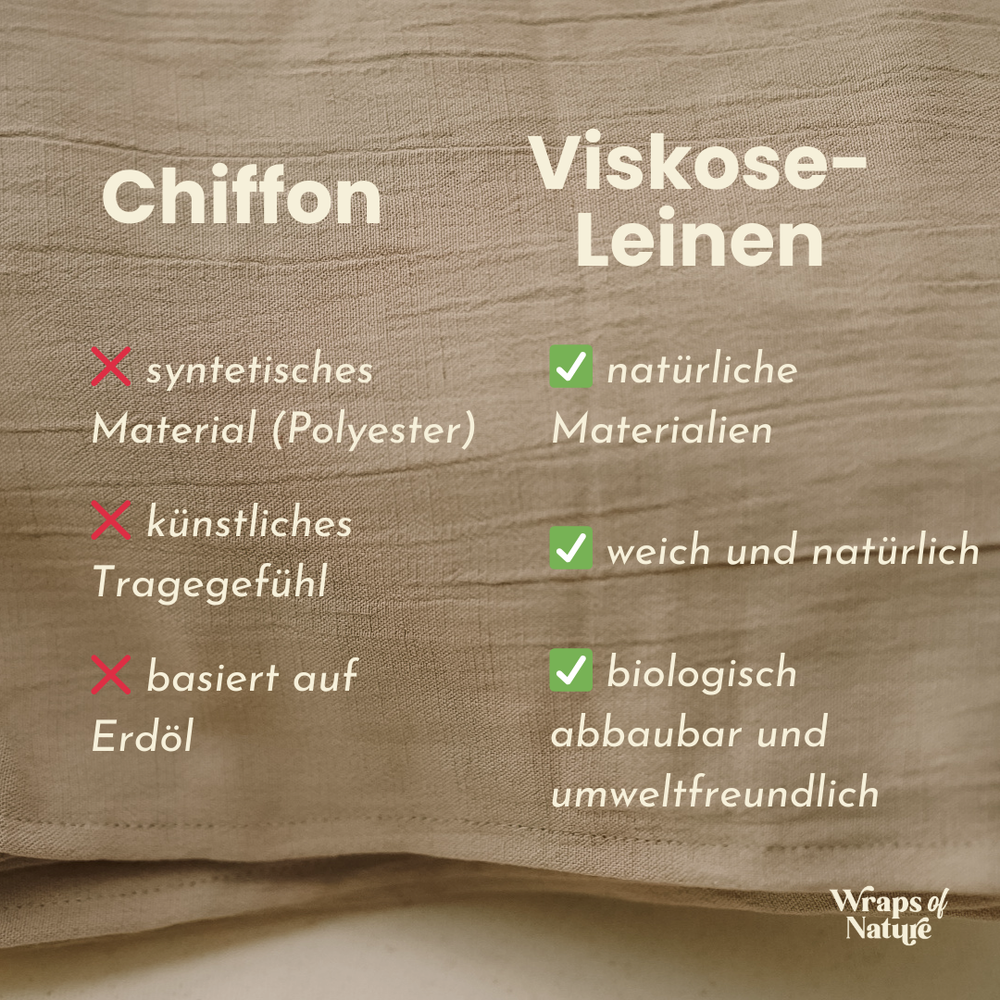 Crinkle Chiffon Hijab "Sandy" de viscose et de lin (sable)