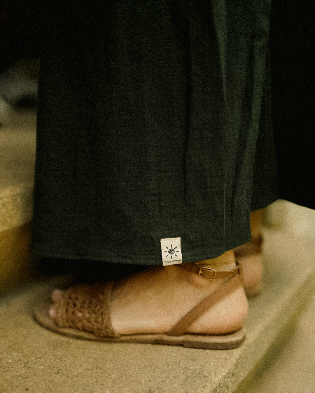 Cotton Abaya "Maya" en coton (Dark Green)