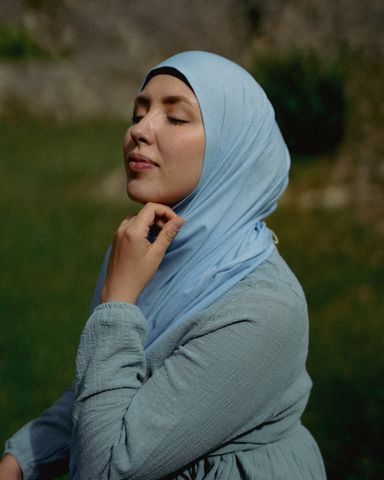 Hijab en jersey léger 