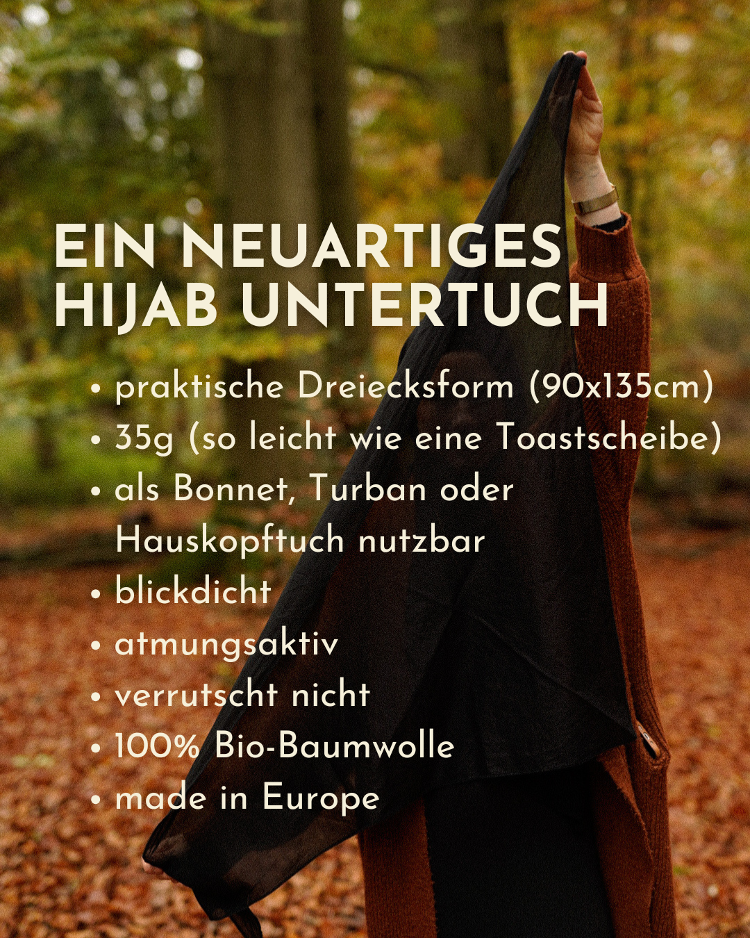 "Bonny" drap de dessous / Bonnet - 100% coton bio - beige