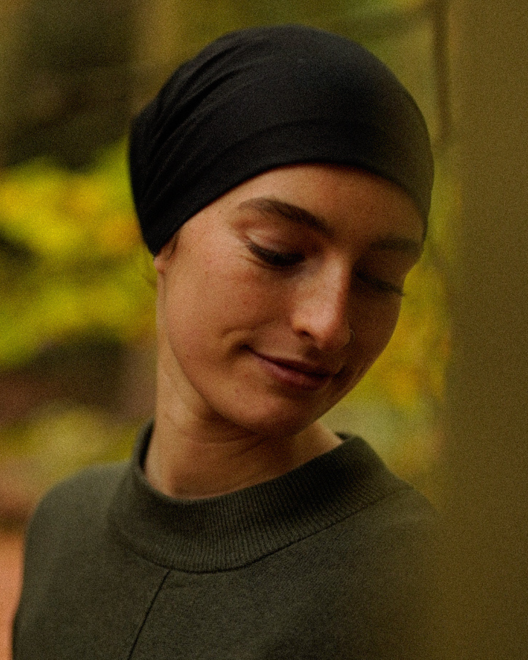 "Bonny" sous-drap / bonnet - 100% coton bio - black