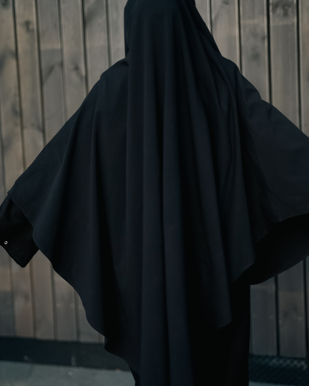 Jersey Khimar en coton bio Black