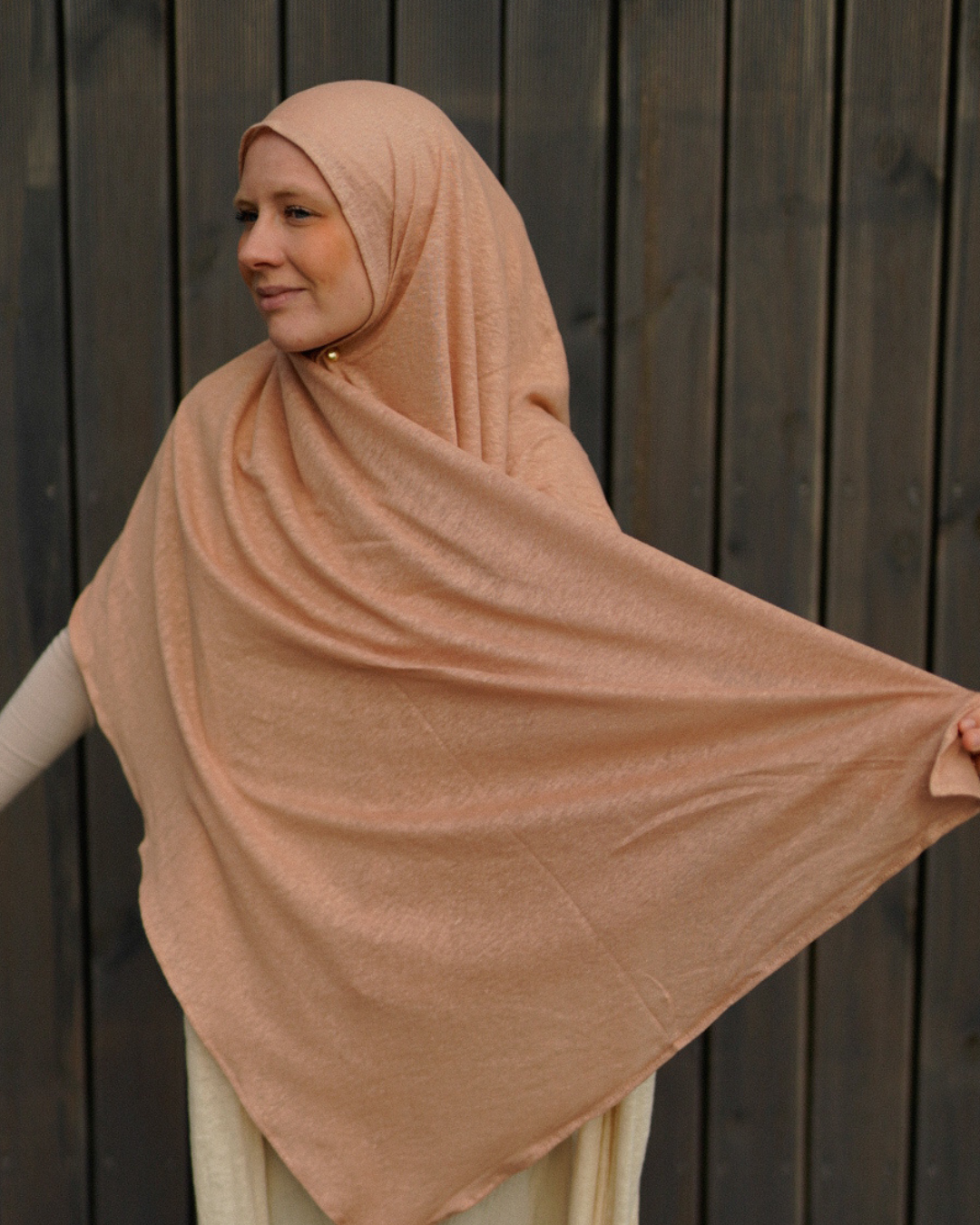 Hijab en jersey "Leena" - 100% lin - Calima Rose