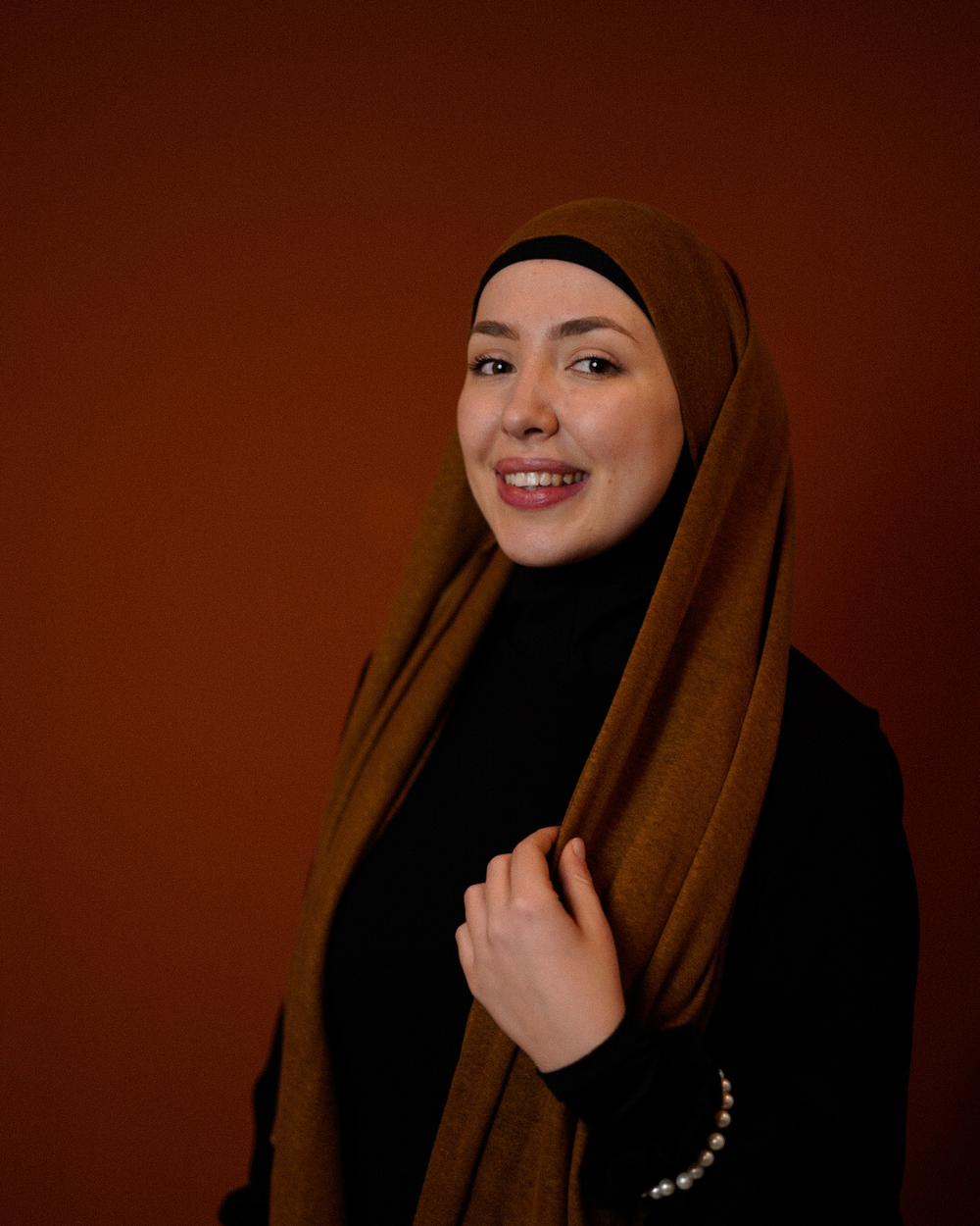 Hijab instantané "Leena" - 100% lin - teck