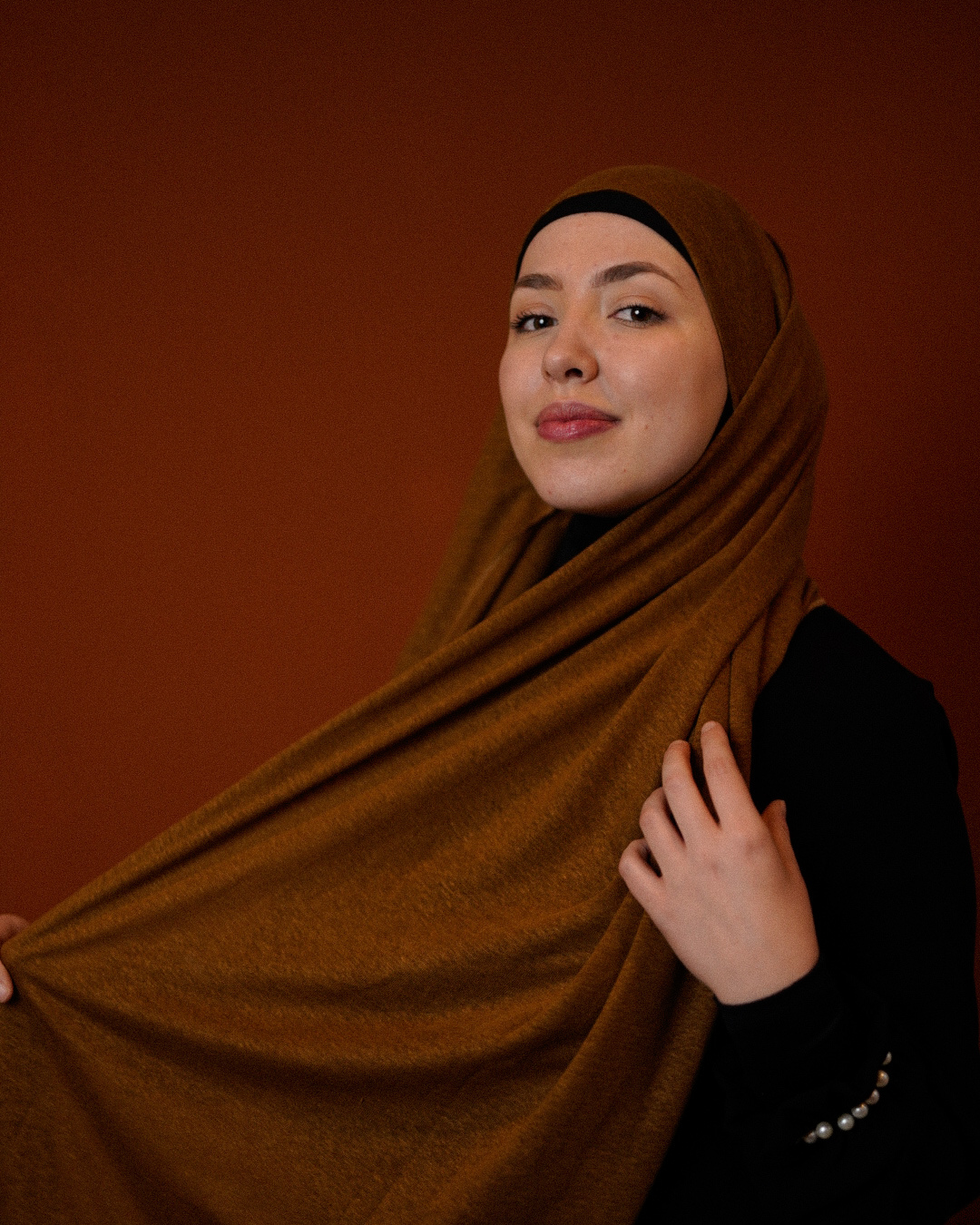 Hijab instantané "Leena" - 100% lin - teck