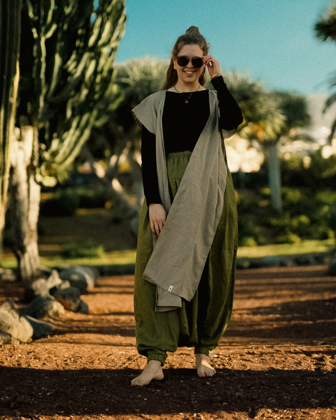 Gilet en lin et coton « Numa » (Cortado)