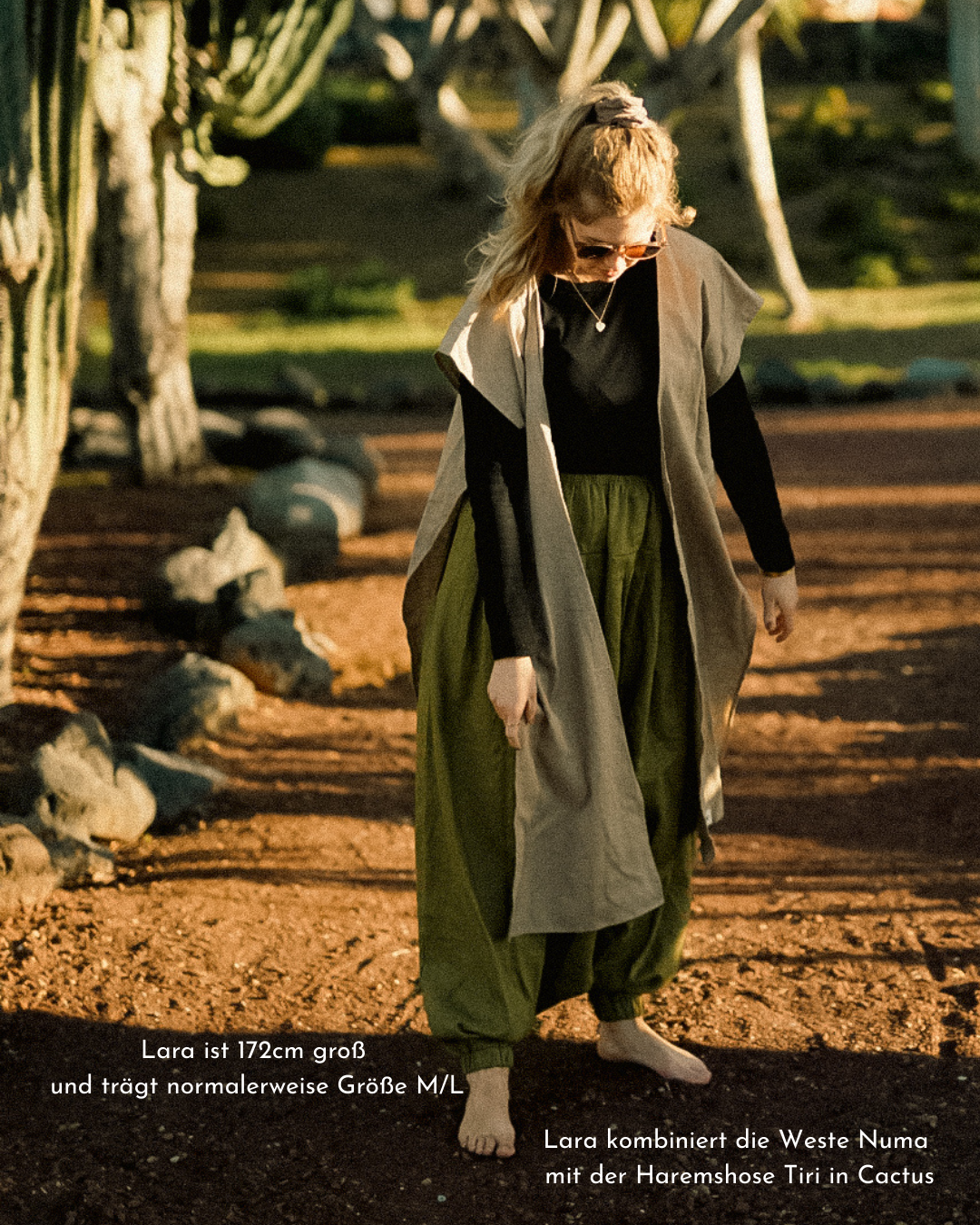 Gilet en lin et coton « Numa » (Cortado)