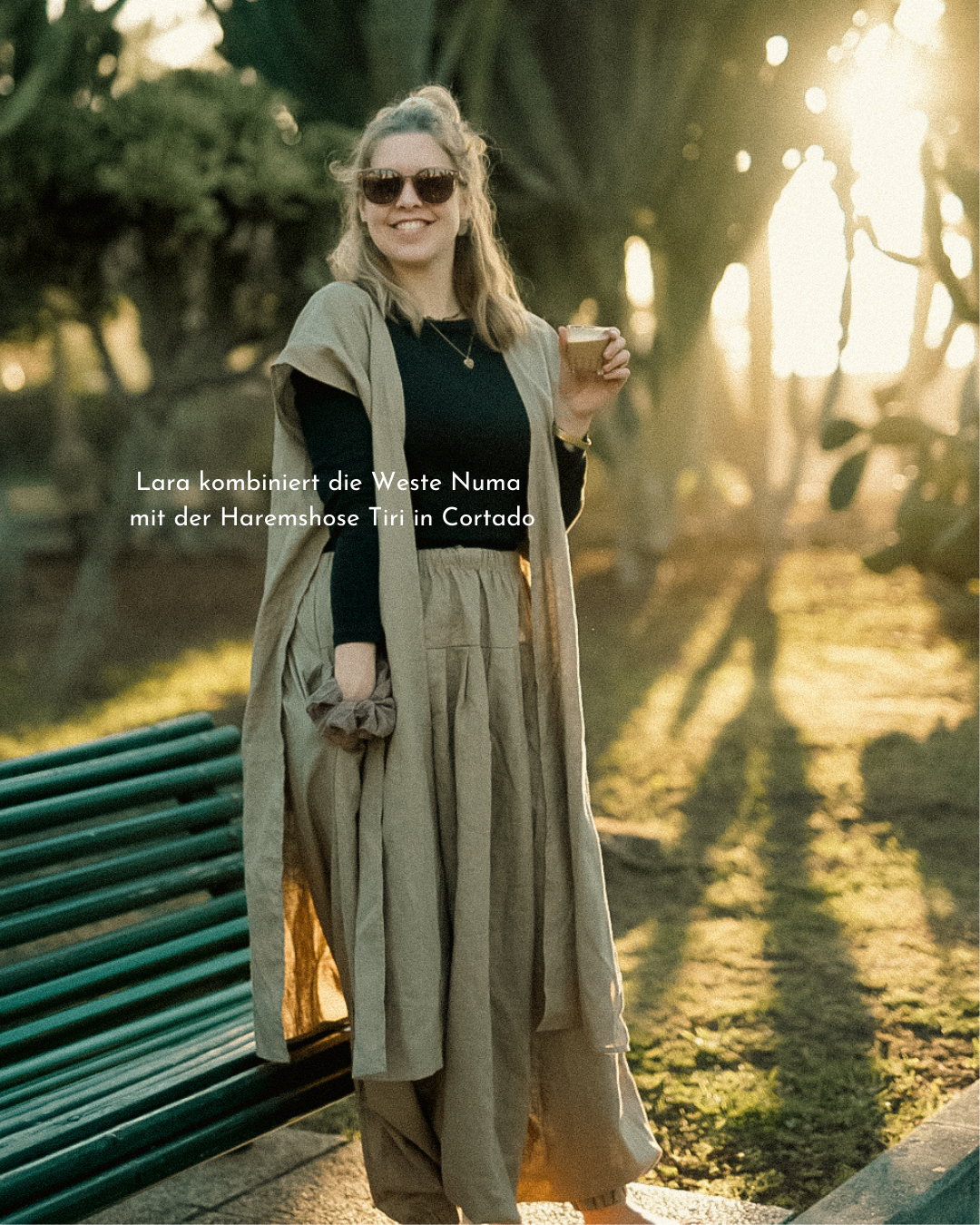 Gilet en lin et coton « Numa » (Cortado)