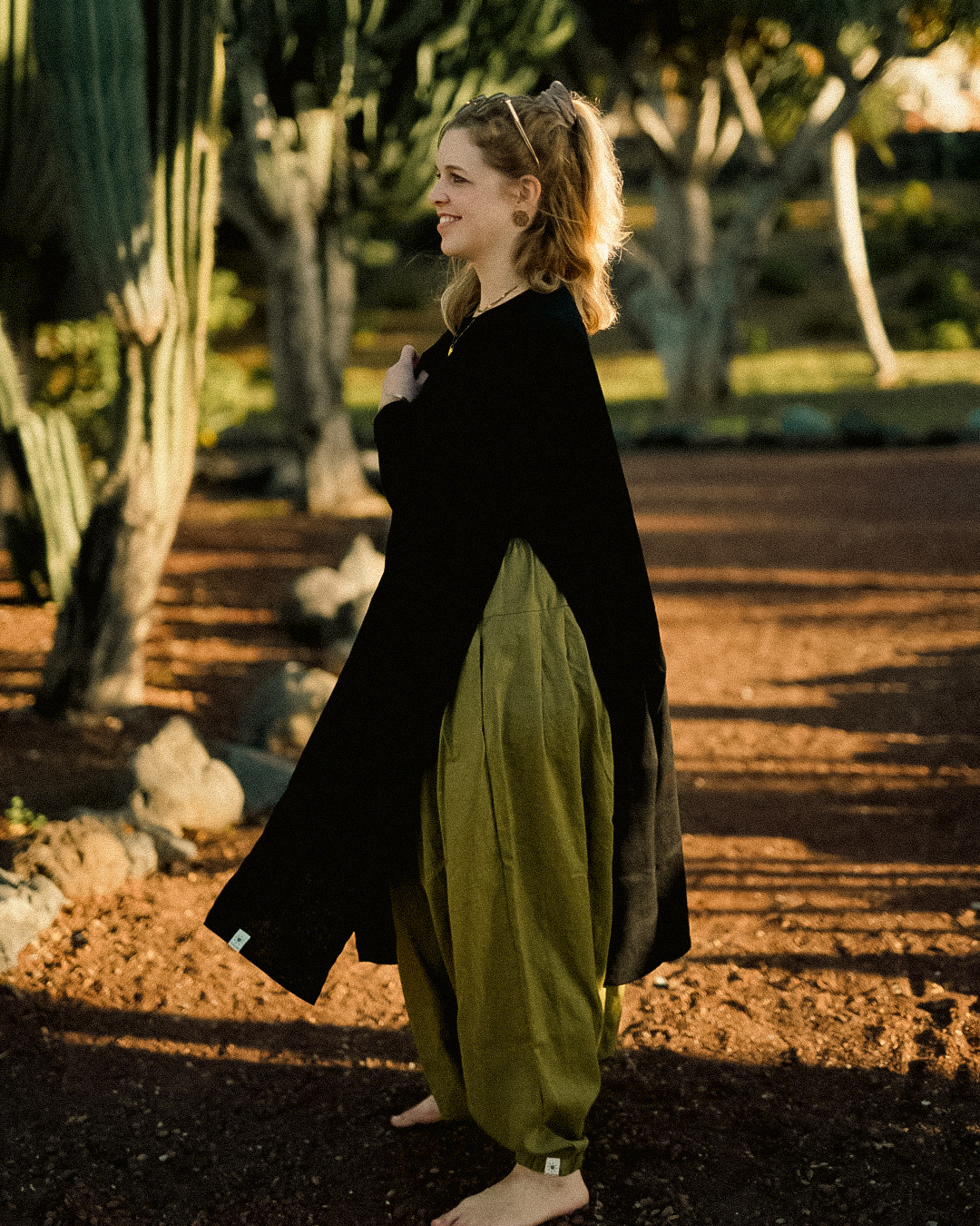 Gilet en lin et coton « Numa » (Volcanic Sand)