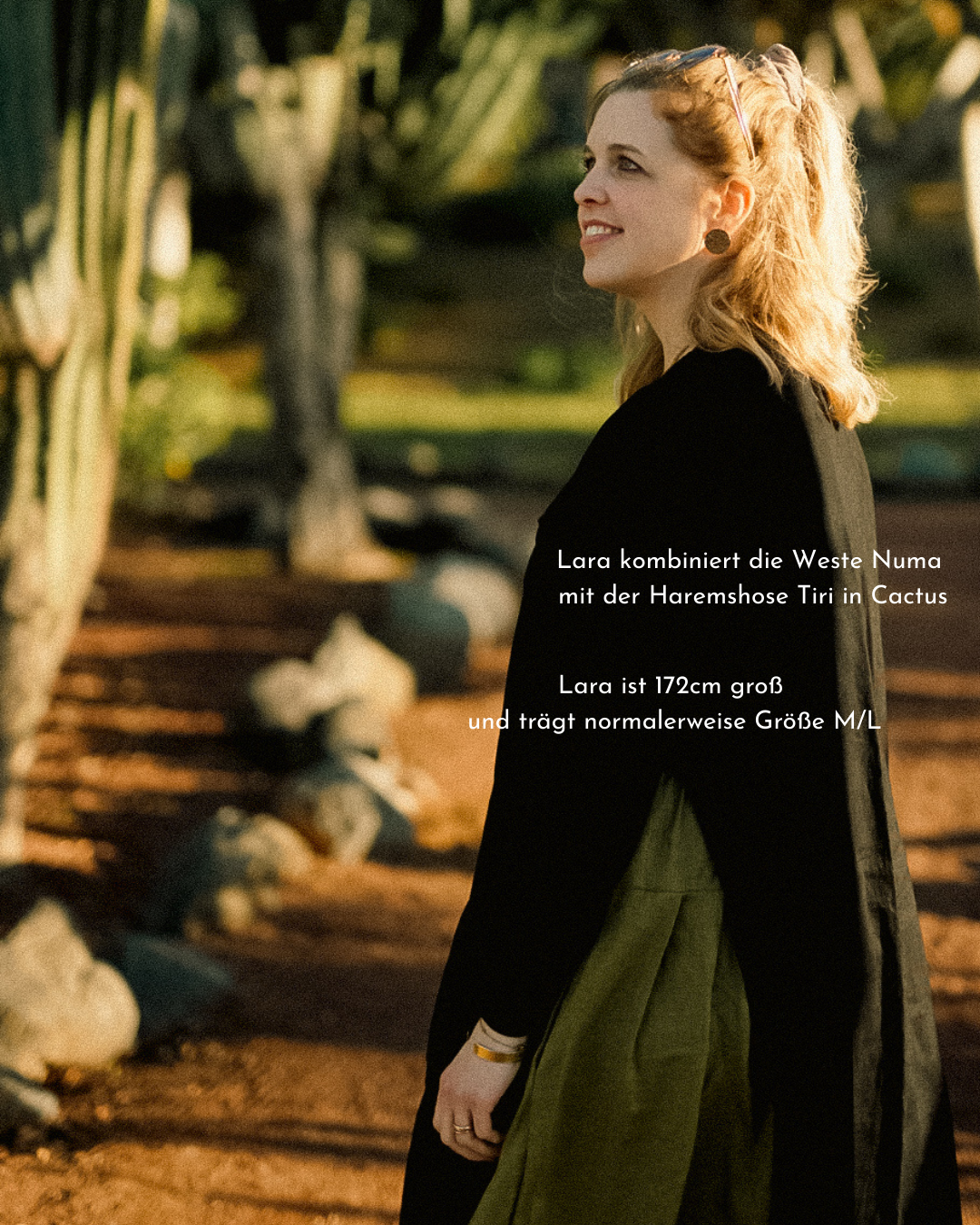 Gilet en lin et coton « Numa » (Volcanic Sand)