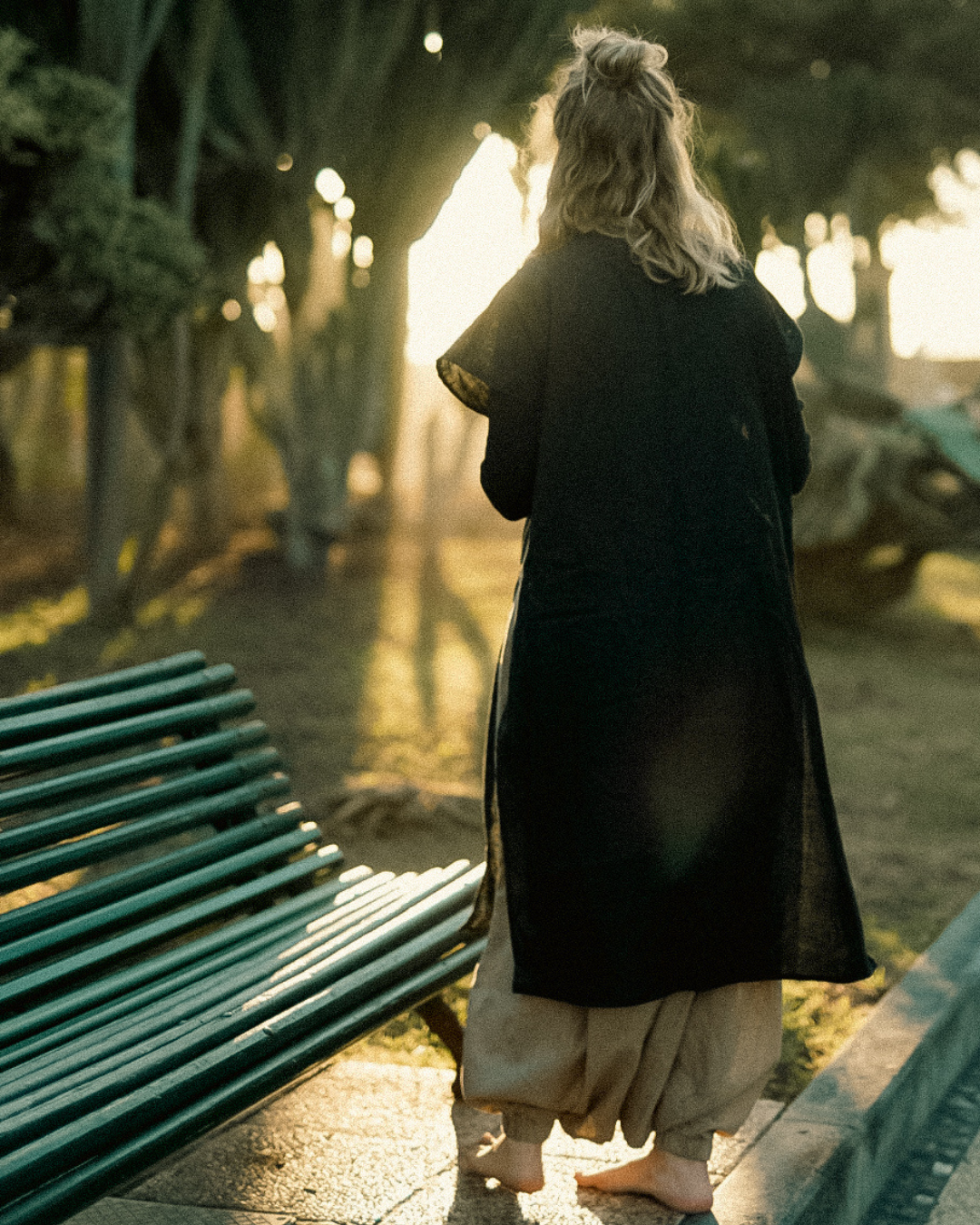 Gilet en lin et coton « Numa » (Volcanic Sand)