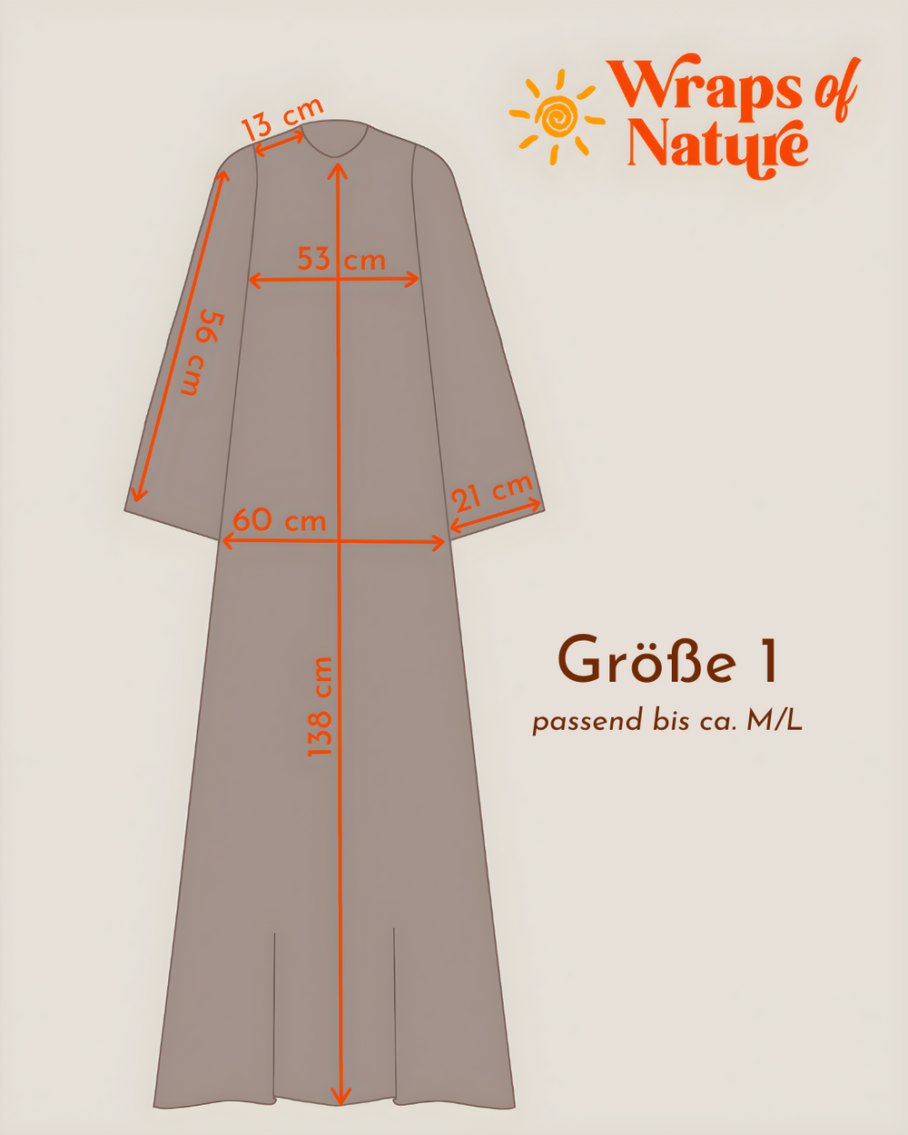 Abaya en lin "Alma" avec coton - black