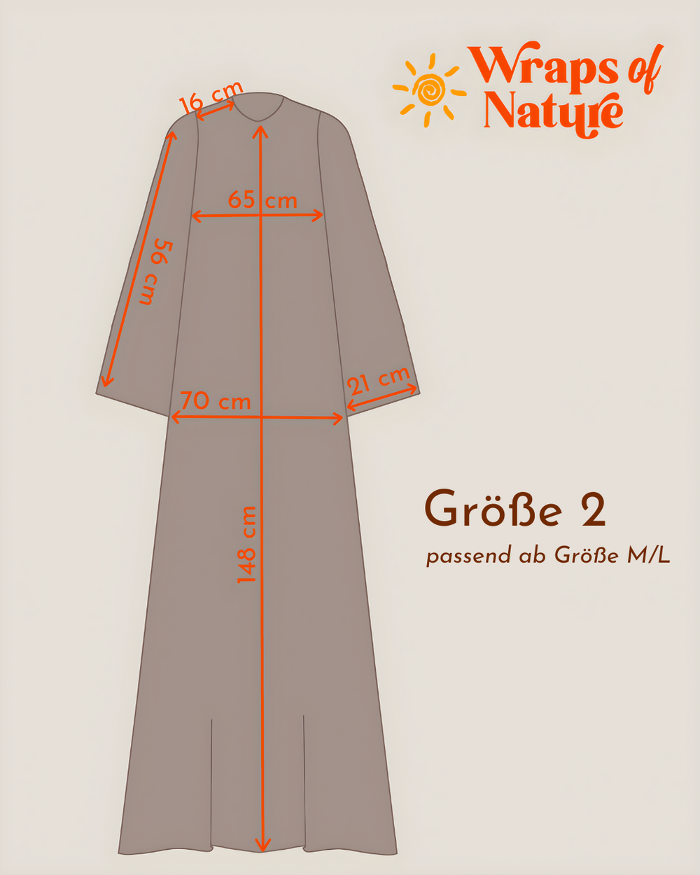 Abaya en lin "Alma" avec coton - black
