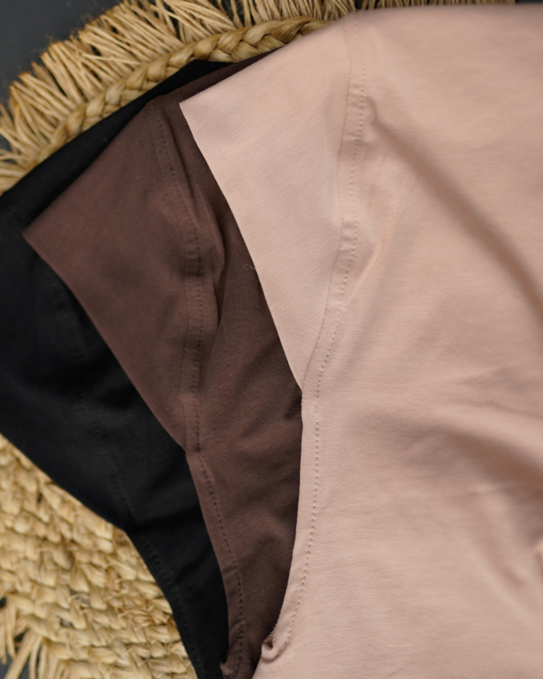 Bonnet Ninja - coton bio - chocolat