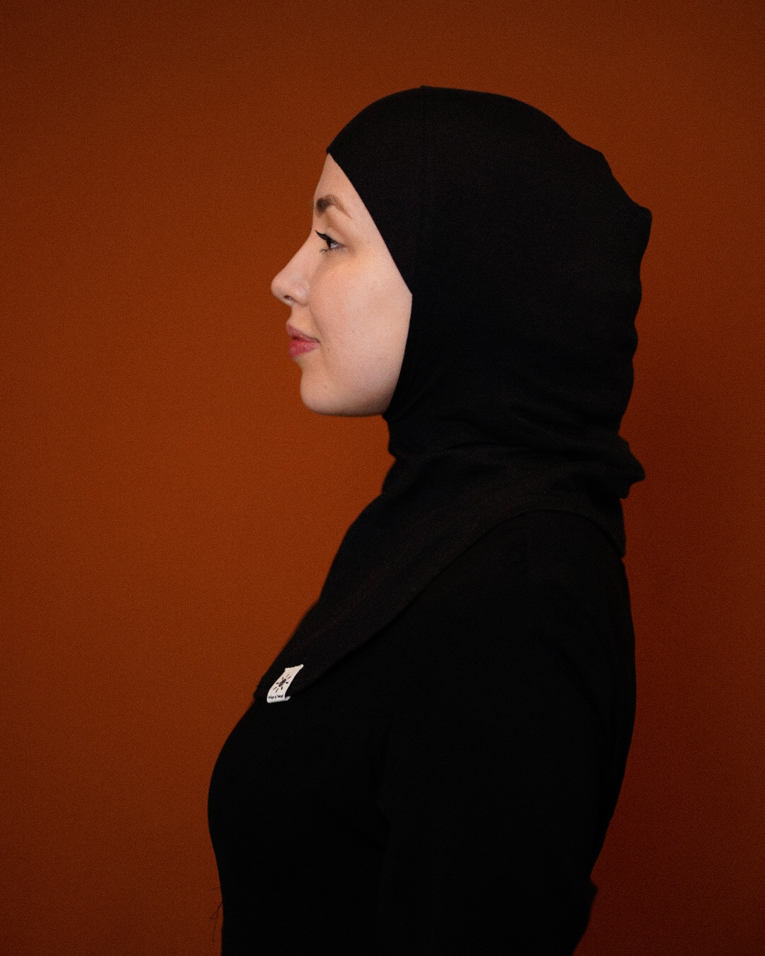 Bonnet Ninja - coton bio - noir