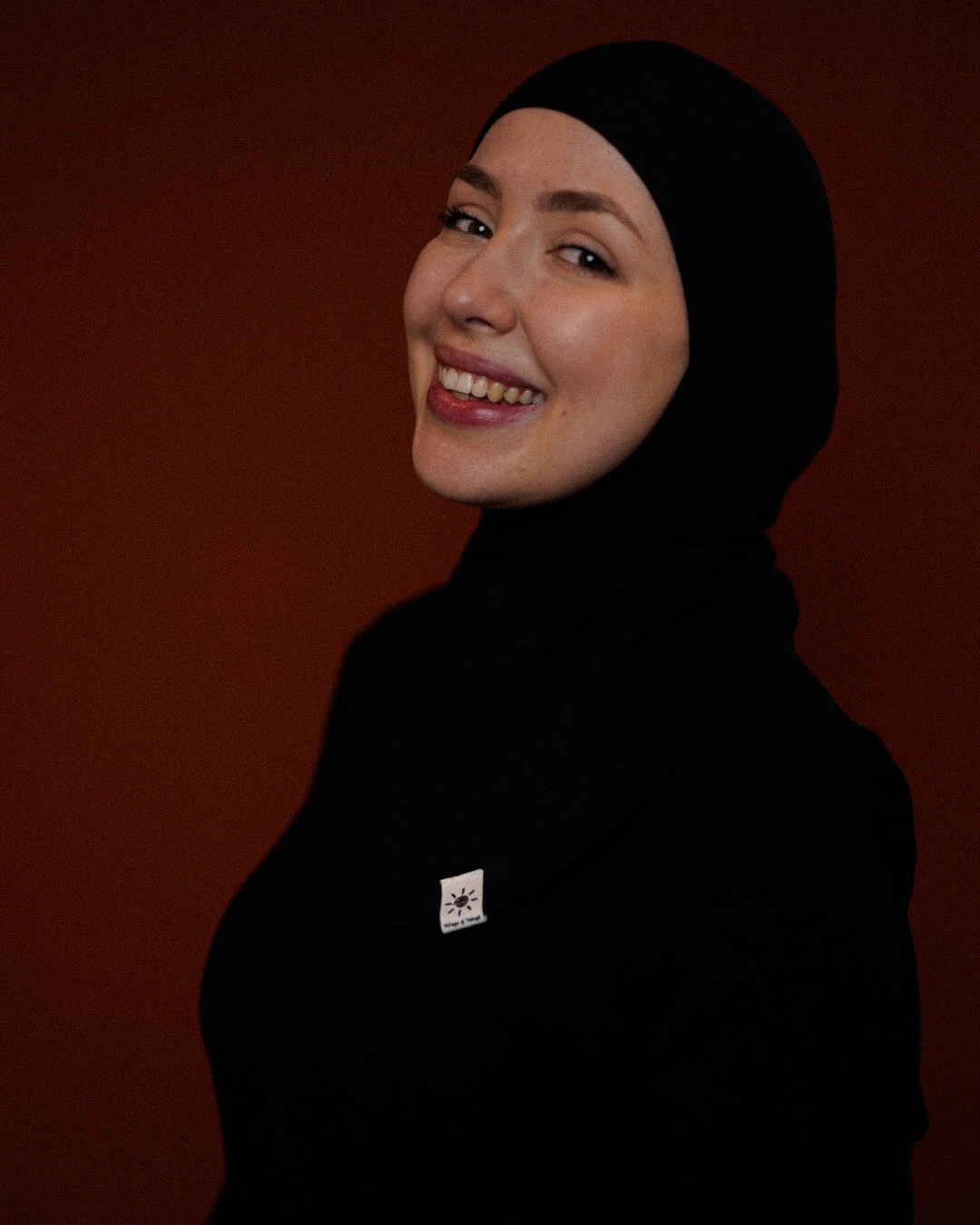 Bonnet Ninja - coton bio - noir