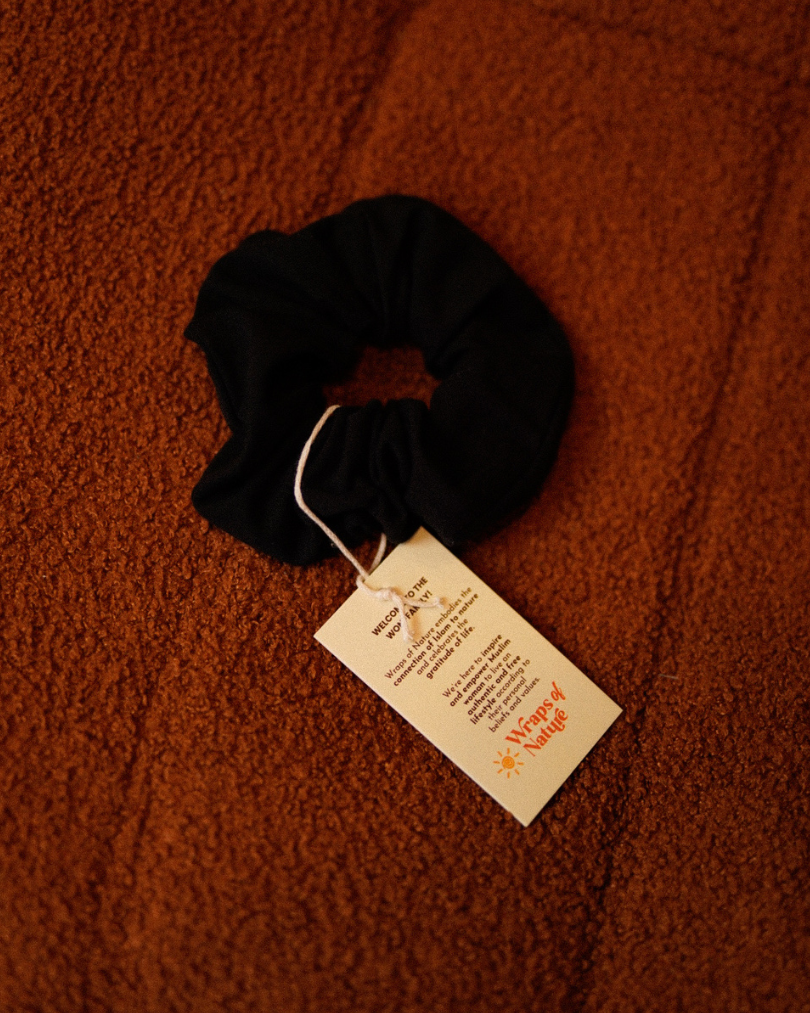 Nature Scrunchie Noir